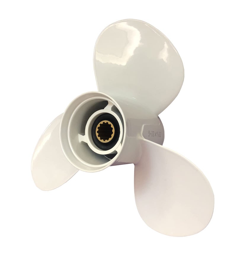 COPKINGO Boat Propeller 11 5/8 X 11-G for Yamaha 25HP 30HP 40HP 45HP 50HP 55HP 60HP /Outboard Propeller with 13 Spline Tooth 69W-45947-00 - Image 2